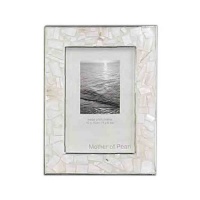 Shiraleah 4 x 6 Diamond-Pattern Picture Frame, Mother of Pearl Shiraleah 4 x 6 Diamond-Pattern Picture Frame, Mother of Pearl