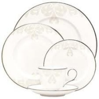 Lenox Opal Innocence Scroll Bone China 5 Pc Pl Setting Lenox Opal Innocence Scroll Bone China 5 Pc Pl Setting