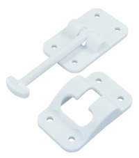JR Products 10414 3-1/2 Polar White Plastic T-Style Door Holder JR Products 10414 3-1/2 Polar White Plastic T-Style Door Holder