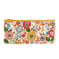 Blue Q - Flower Field Pencil Case Blue Q - Flower Field Pencil Case