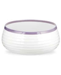 Distinctly ribbed Sophie Conran dinnerware sets your table with the charm of traditional hand-thrown pottery, but the durability of contemporary Portmeirion porcelain. Mix the banded Carnivale salad bowl with solid mulberry pieces. Distinctly ribbed Sophie Conran dinnerware sets your table with the charm of traditional hand-thrown pottery, but the durability of contemporary Portmeirion porcelain. Mix the banded Carnivale salad bowl with solid mulberry pieces.