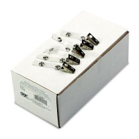 GBC 1122897 I.D. Badge Clips w/Mylar Strap, Snaps on ID Badge Holder, Clips to Clothing, 100/box GBC 1122897 I.D. Badge Clips w/Mylar Strap, Snaps on ID Badge Holder, Clips to Clothing, 100/box