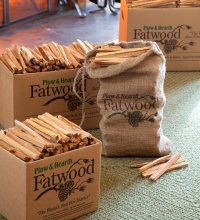 Plow and Hearth Resin-Rich, Easy-Start 25 lb. Box of Fatwood Plow and Hearth Resin-Rich, Easy-Start 25 lb. Box of Fatwood