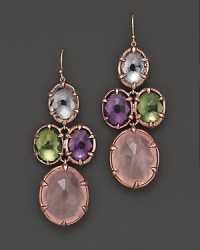 Ippolita Rosé Sugar Kissed Cascade Earrings In Orchid Ippolita Rosé Sugar Kissed Cascade Earrings In Orchid