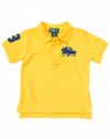 Ralph Lauren Baby Boys Dual Match Mesh Polo (18 MOS, Yellow)