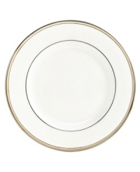From designer kate spade comes this clean, classic and glistening dinnerware collection. Featuring lustrous gold, platinum and black rim accents on fine white bone china, Sonora Knot is a fresh take on traditional finery, perfect for any occasion. From designer kate spade comes this clean, classic and glistening dinnerware collection. Featuring lustrous gold, platinum and black rim accents on fine white bone china, Sonora Knot is a fresh take on traditional finery, perfect for any occasion.