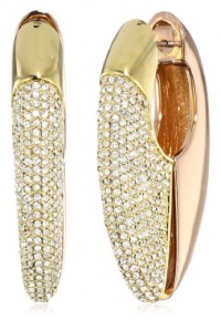 Rebecca Minkoff Pave Faux Gauge Earrings Rebecca Minkoff Pave Faux Gauge Earrings