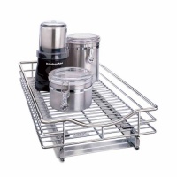 Lynk Professional 11 by 21 by 4-Inch Roll-Out Chrome Cabinet Drawer Lynk Professional 11 by 21 by 4-Inch Roll-Out Chrome Cabinet Drawer