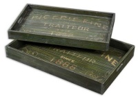 Set of 2 Epicerie Trays Set of 2 Epicerie Trays
