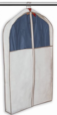 DAZZ Gusseted Suit Garment Bag, Beige DAZZ Gusseted Suit Garment Bag, Beige