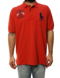 Polo Ralph Lauren Men Classic Fit USA Flag Big Pony Polo T-shirt Polo Ralph Lauren Men Classic Fit USA Flag Big Pony Polo T-shirt