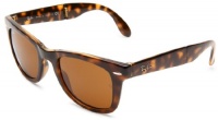 Ray-Ban RB4105 Folding Wayfarer Sunglasses 50 mm, Non-Polarized, Light Havana/Crystal Brown Ray-Ban RB4105 Folding Wayfarer Sunglasses 50 mm, Non-Polarized, Light Havana/Crystal Brown