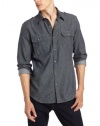 DKNY Jeans Men's Long Sleeve Twill Neps