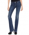 INC JEANS, CURVY-FIT SLIM BOOTCUT, LIGHT WASH