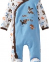 Carter's Watch the Wear Baby-Boys Newborn Lets Play Coverall, Light Blue, 0-3 Months