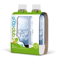 Sodastream 1l Carbonating Bottles- White (Twin Pack) Sodastream 1l Carbonating Bottles- White (Twin Pack)