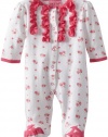 Carter's Watch the Wear Baby-Girls Newborn Dainty Roses Coverall, Pink, 3-6 Months