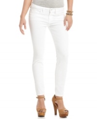 Light up the day or night with these jeans from GUESS?, featured in one of the season's favorite colors: white! Light up the day or night with these jeans from GUESS?, featured in one of the season's favorite colors: white!