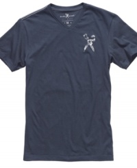 Save the white out for winter. Pop some color into your casual wardrobe with this t-shirt from Marc Ecko Cut & Sew. Save the white out for winter. Pop some color into your casual wardrobe with this t-shirt from Marc Ecko Cut & Sew.