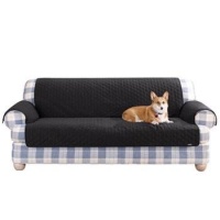 Sure Fit Cotton Duck Sofa Pet Throw, Black Sure Fit Cotton Duck Sofa Pet Throw, Black