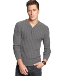 Basics don't have to be boring, this handsome INC International Concepts sweater is versatile and stylish. Basics don't have to be boring, this handsome INC International Concepts sweater is versatile and stylish.