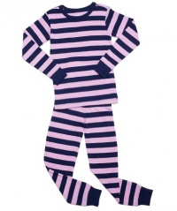 Leveret Girl Striped 2 Piece Pajama Set 100% Cotton (Size 6M-5T) Leveret Girl Striped 2 Piece Pajama Set 100% Cotton (Size 6M-5T)