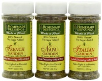 Homemade Dressing Mix Variety Pack (French Garden, Napa Garden & Italian Garden), 3.3 to 4-Ounce Containers Homemade Dressing Mix Variety Pack (French Garden, Napa Garden & Italian Garden), 3.3 to 4-Ounce Containers