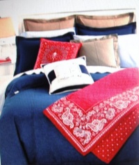Ralph Lauren UNIVERSITY Blue Denim Comforter, Twin Comforter Ralph Lauren UNIVERSITY Blue Denim Comforter, Twin Comforter