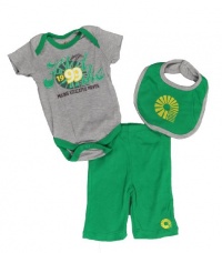 Akademiks Newborn Boys 3pc Heather Grey Pant Set (0/3M) Akademiks Newborn Boys 3pc Heather Grey Pant Set (0/3M)