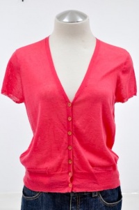 Eileen Fisher Rose V Neck Cotton Melange Cardigan Eileen Fisher Rose V Neck Cotton Melange Cardigan