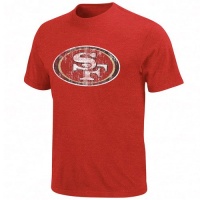 NFL Men's San Francisco 49Ers Vintage Logo III Short Sleeve Basic Tee NFL Men's San Francisco 49Ers Vintage Logo III Short Sleeve Basic Tee
