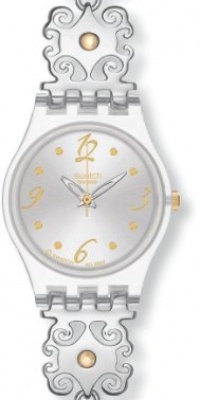 Swatch Crystal Lace Grey Stainless Steel Ladies Watch LK294G Swatch Crystal Lace Grey Stainless Steel Ladies Watch LK294G