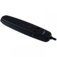 V7 SA0604B-8N6 6 Outlet 900 Joules Surge Protector (4 feet, Black) V7 SA0604B-8N6 6 Outlet 900 Joules Surge Protector (4 feet, Black)