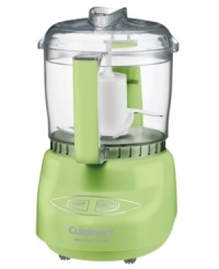 A mini of many uses! Packed with an exclusive auto-reversing Smartpower blade, this pastel powerhouse chops and grinds soft and hard foods for precision help at every step of the recipe. The space-saving, do-it-all design is a bright idea for your space. 1.5-year warranty. Model DLC-2A. A mini of many uses! Packed with an exclusive auto-reversing Smartpower blade, this pastel powerhouse chops and grinds soft and hard foods for precision help at every step of the recipe. The space-saving, do-it-all design is a bright idea for your space. 1.5-year warranty. Model DLC-2A.