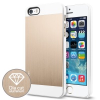 SPIGEN SGP SGP10570 Case Saturn for iPhone 5S/S - Retail Packaging - Champagne Gold