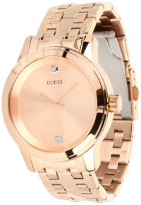 GUESS Men's U0103G2 Round Diamond Watch GUESS Men's U0103G2 Round Diamond Watch