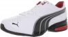 Puma Men's Tazon 5 Running Shoe,White/Black/Ribbon Red,10.5 D US