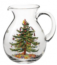 Spode Christmas Tree Glass Pitcher Spode Christmas Tree Glass Pitcher