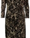 Lauren Ralph Lauren Women's Snakeskin Printed Jersey Dress