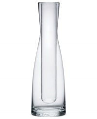 Chilling wine has never been cooler. Sleek and functional, this Lenox Tuscany decanter features an interior vessel to hold ice so wine will taste cold but never watered down. Chilling wine has never been cooler. Sleek and functional, this Lenox Tuscany decanter features an interior vessel to hold ice so wine will taste cold but never watered down.