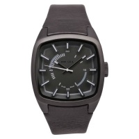 Diesel Men's DZ1529 Black Leather Quartz Watch with Black Dial Diesel Men's DZ1529 Black Leather Quartz Watch with Black Dial