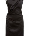 Eliza J Women's One Shoulder Rouched Dress With Beading At Side