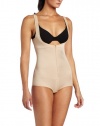 Heavenly Shapewear Women's Wear Your Own Bra Zip Front Bodysuit