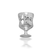 Bling Jewelry 925 Sterling Silver Wine Lover Bead Compatible with Pandora Charms Bling Jewelry 925 Sterling Silver Wine Lover Bead Compatible with Pandora Charms