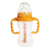 Thinkbaby BPA Free No Spill Sippy Cup, Orange/Natural, 9 Ounce Thinkbaby BPA Free No Spill Sippy Cup, Orange/Natural, 9 Ounce