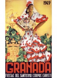 Granada Poster 25x34 Limited-Edition Artistic Planked Wood Sign by Puya Granada Poster 25x34 Limited-Edition Artistic Planked Wood Sign by Puya