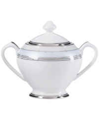 It'll be just as you pictured it with the Dreamscape sugar bowl from Mikasa. Platinum-banded bone china replete with soft colors and geometric detail offers a look of distinct, effortless elegance. It'll be just as you pictured it with the Dreamscape sugar bowl from Mikasa. Platinum-banded bone china replete with soft colors and geometric detail offers a look of distinct, effortless elegance.