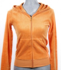 Juicy Couture Fire Opal Velour Original Zip Hoodie Juicy Couture Fire Opal Velour Original Zip Hoodie
