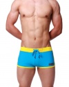 Zehui Mens Swimming Trunks Boxer Brief W/Front Tie