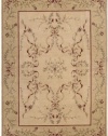Area Rug 5x7 Rectangle European Light Gold Color - Nourison Ashton House Collection